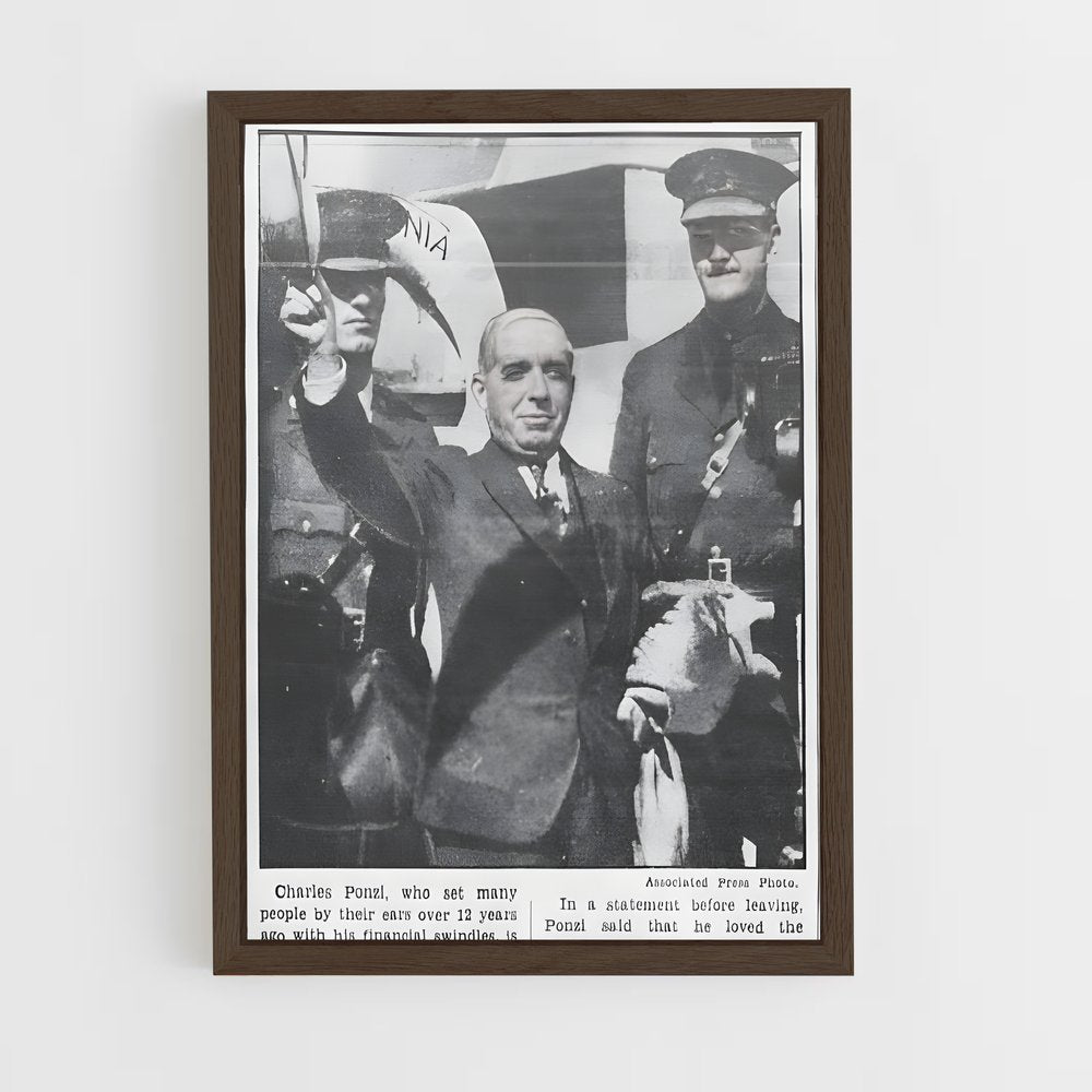 ap-charles ponzi-2 cadre Bois foncé