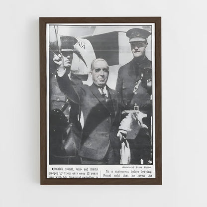 ap-charles ponzi-2 cadre Bois foncé