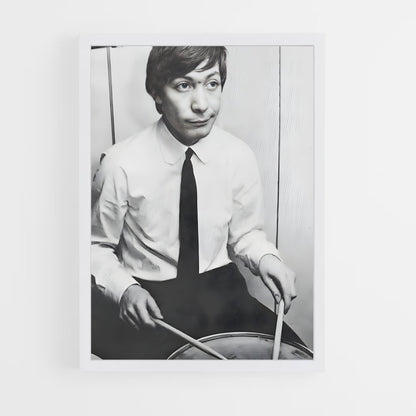 ap-charlie watts-2 cadre Blanc