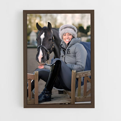 ap-charlotte dujardin-4 cadre Bois foncé