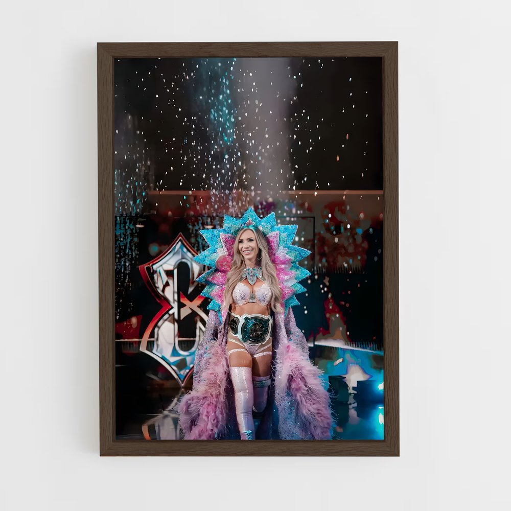 ap-charlotte flair-1 cadre Bois foncé