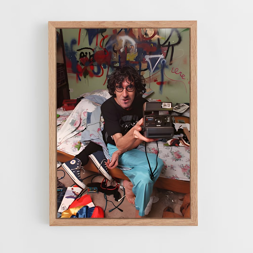 ap-charly garcia-4 cadre Bois clair