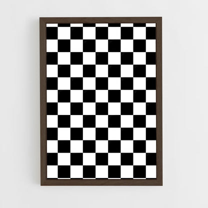ap-checkerboard-1 cadre Bois foncé