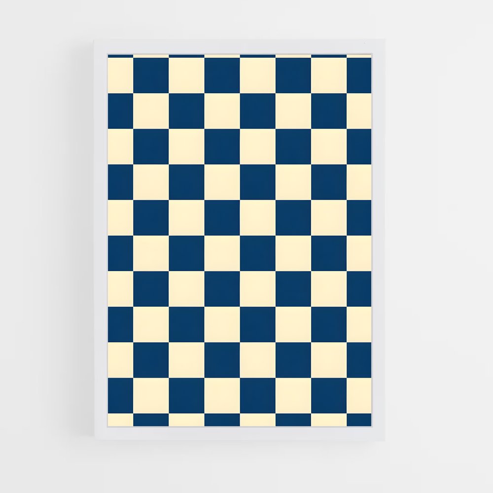 ap-checkerboard-3 cadre Blanc