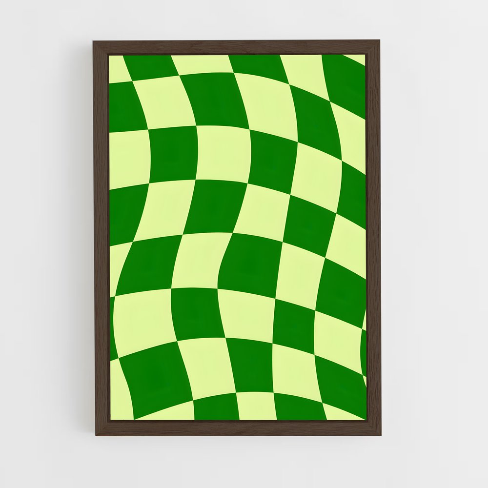 ap-checkerboard-5 cadre Bois foncé
