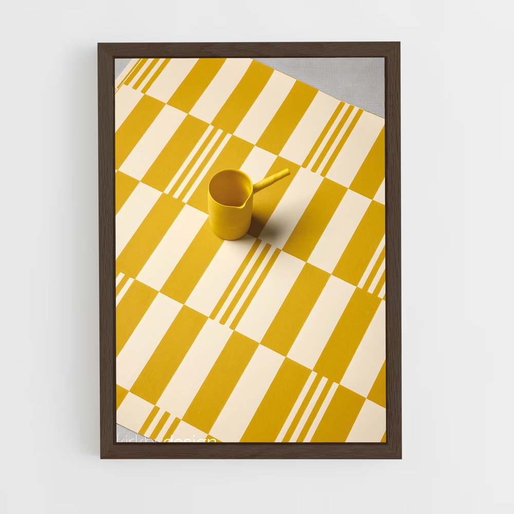 ap-checkerboard-7 cadre Bois foncé
