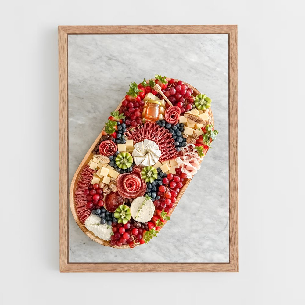 ap-cheese platter-2 cadre Bois clair