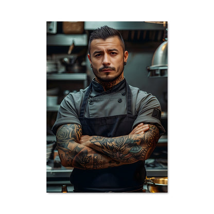 Poster Cuisine Tatouée