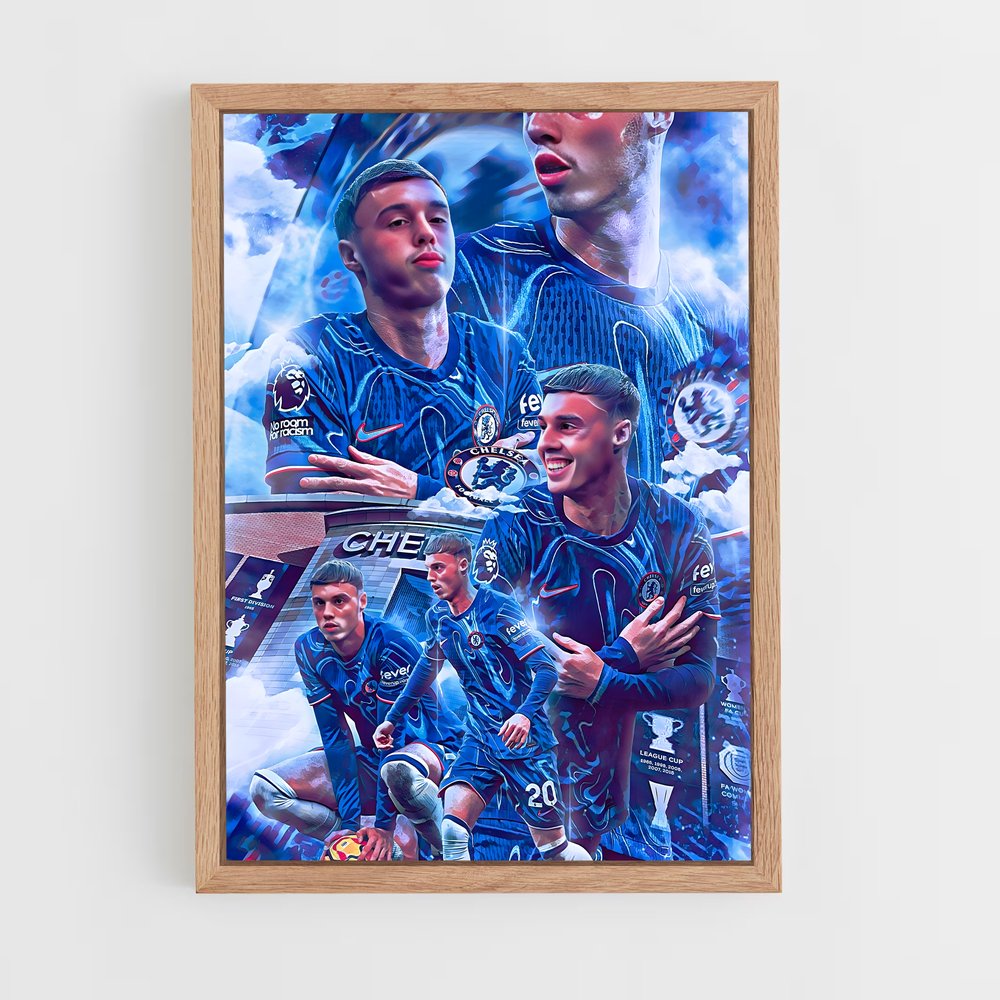 ap-chelsea fc-2 cadre Bois clair