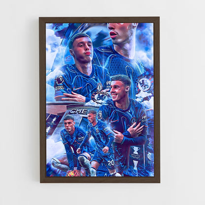 ap-chelsea fc-2 cadre Bois foncé