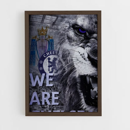 ap-chelsea fc-5 cadre Bois foncé