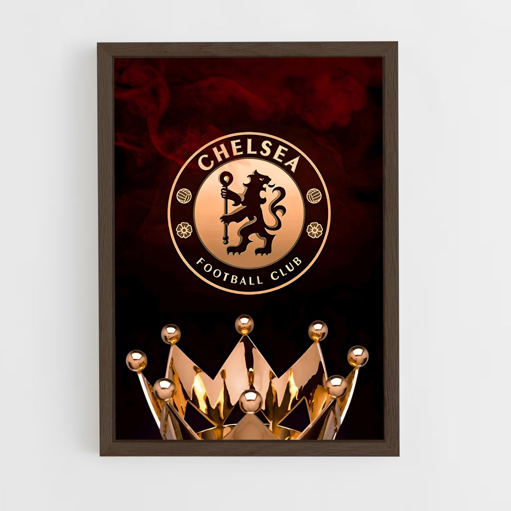 ap-chelsea fc-9 cadre Bois foncé