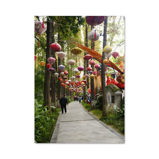 Poster Lanternes de Chengdu