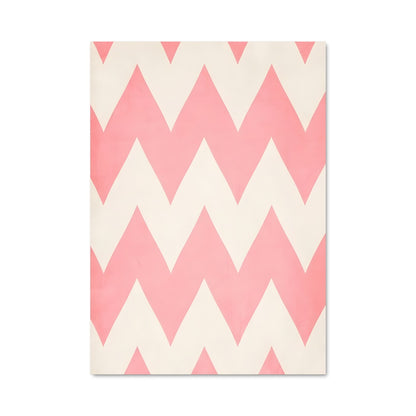 Poster Rose Chevron