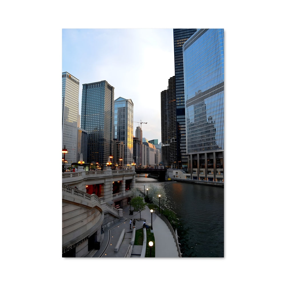 Poster Reflets de Chicago