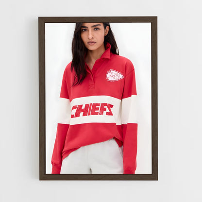 ap-chiefs-1 cadre Bois foncé