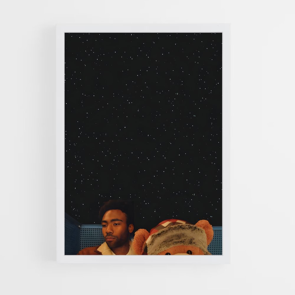 ap-childish gambino-2 cadre Blanc