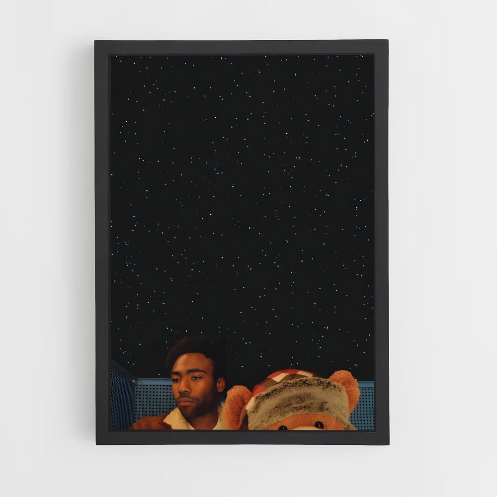ap-childish gambino-2 cadre Noir
