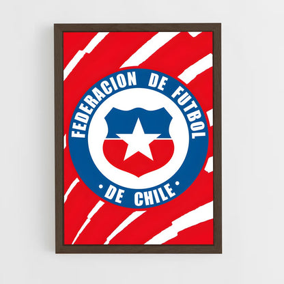 ap-chile national football team-3 cadre Bois foncé