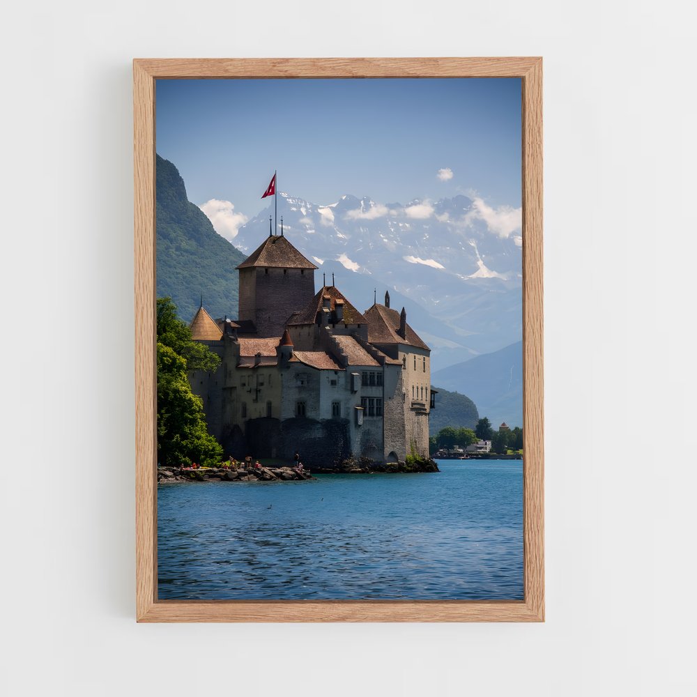 ap-chillon castle-3 cadre Bois clair