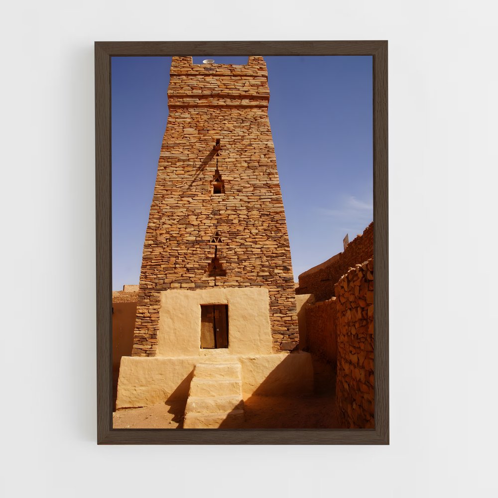ap-chinguetti mosque-1 cadre Bois foncé