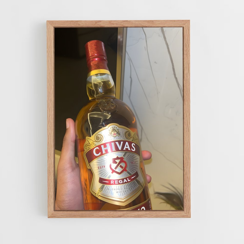 ap-chivas regal-6 cadre Bois clair