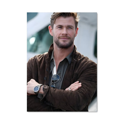 Poster L'Homme au Veste Brune