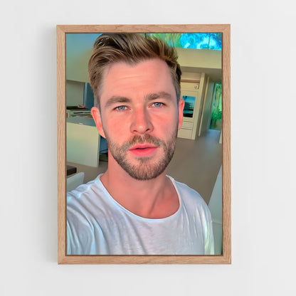 ap-chris hemsworth-8 cadre Bois clair