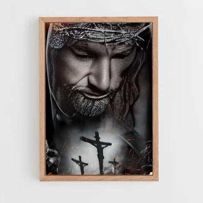 ap-christian cross-7 cadre Bois clair