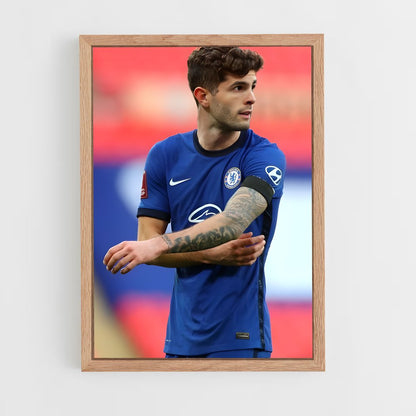 ap-christian pulisic-4 cadre Bois clair