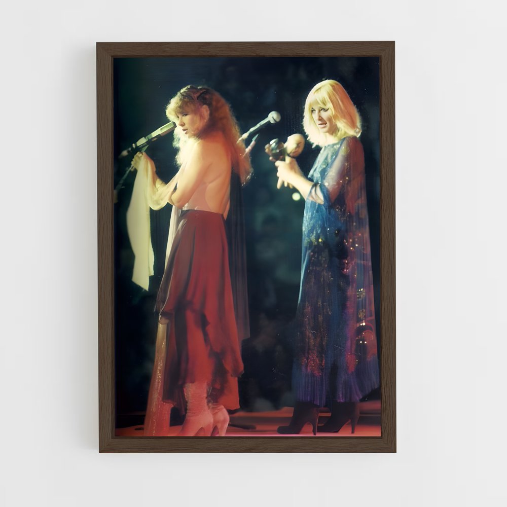 ap-christine mcvie-6 cadre Bois foncé