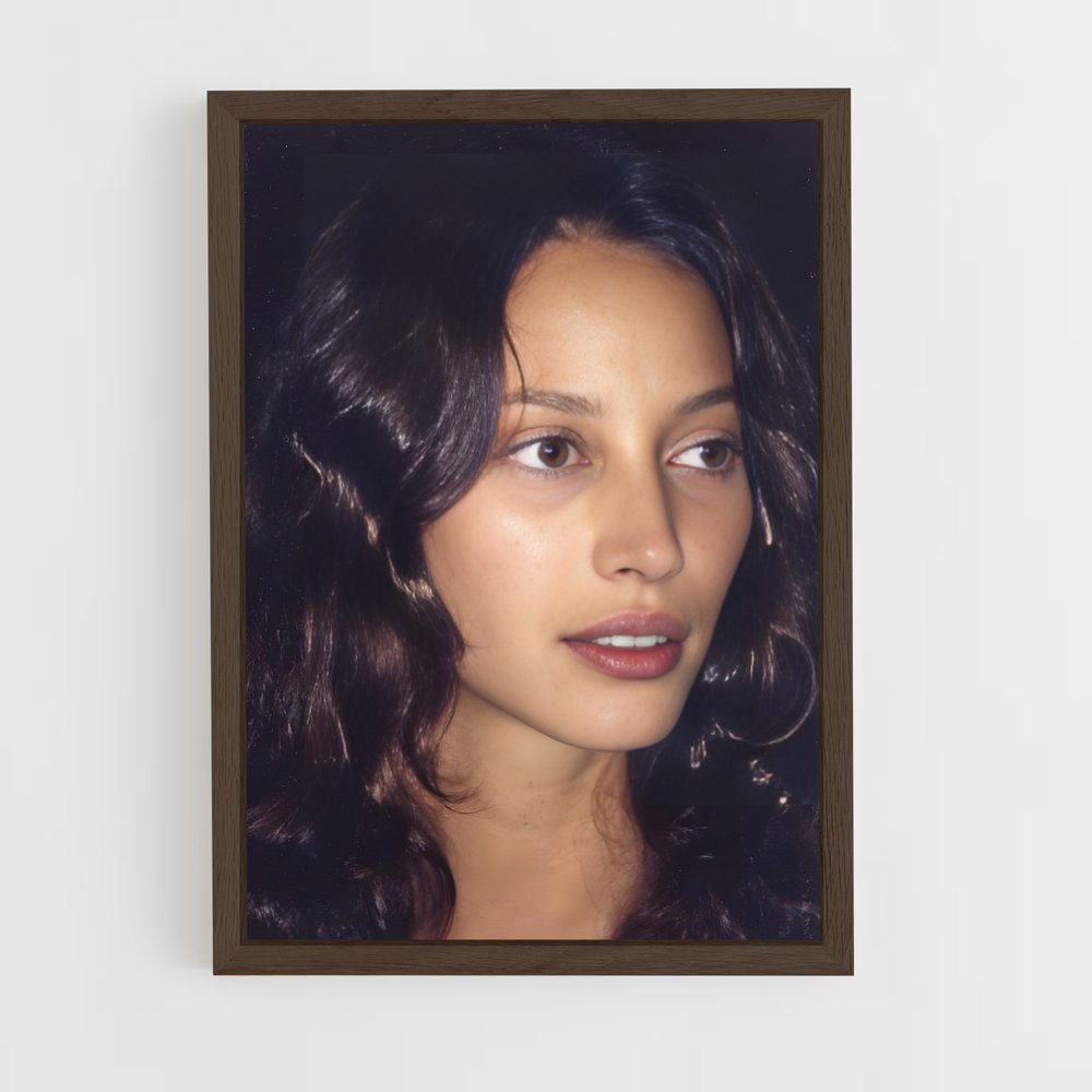 ap-christy turlington-1 cadre Bois foncé