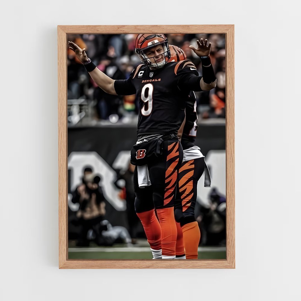 ap-cincinnati bengals-3 cadre Bois clair