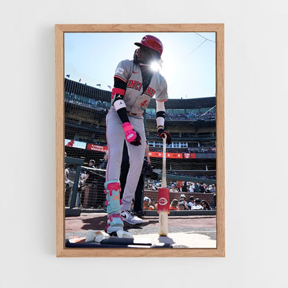 ap-cincinnati reds-6 cadre Bois clair