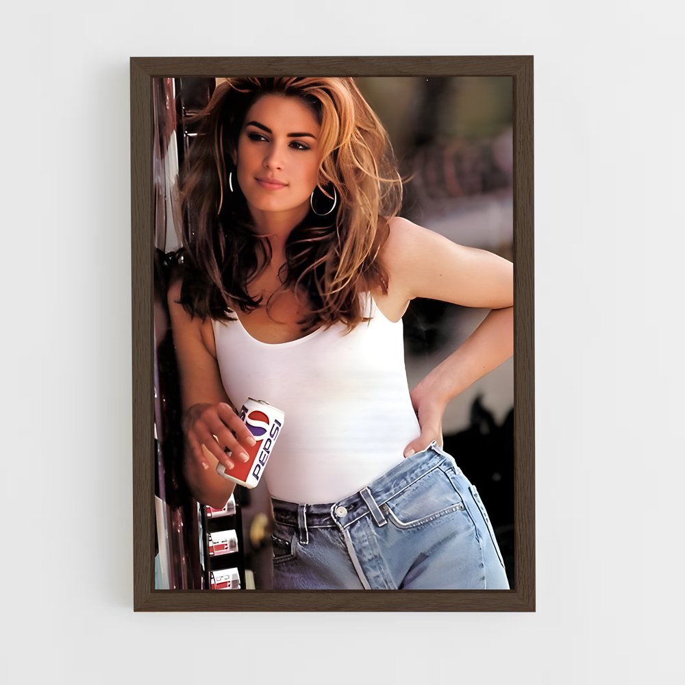 ap-cindy crawford-1 cadre Bois foncé