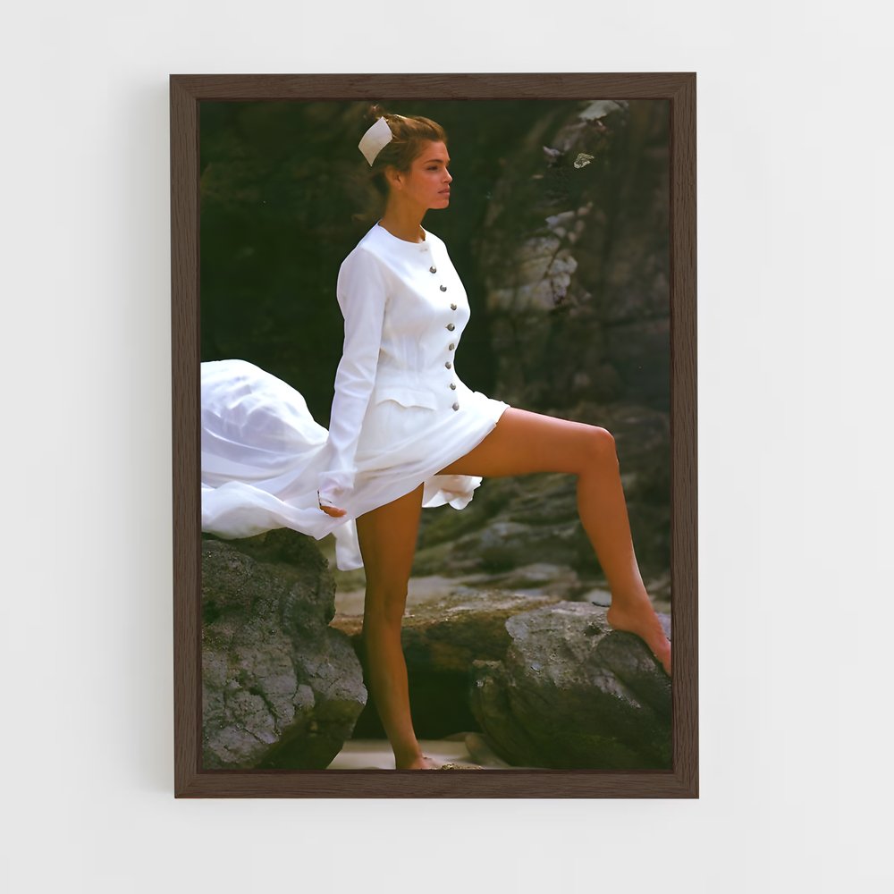 ap-cindy crawford-5 cadre Bois foncé
