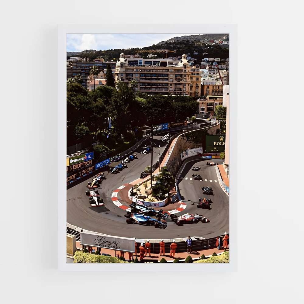 ap-circuit de monaco monte-carlo-4 cadre Blanc
