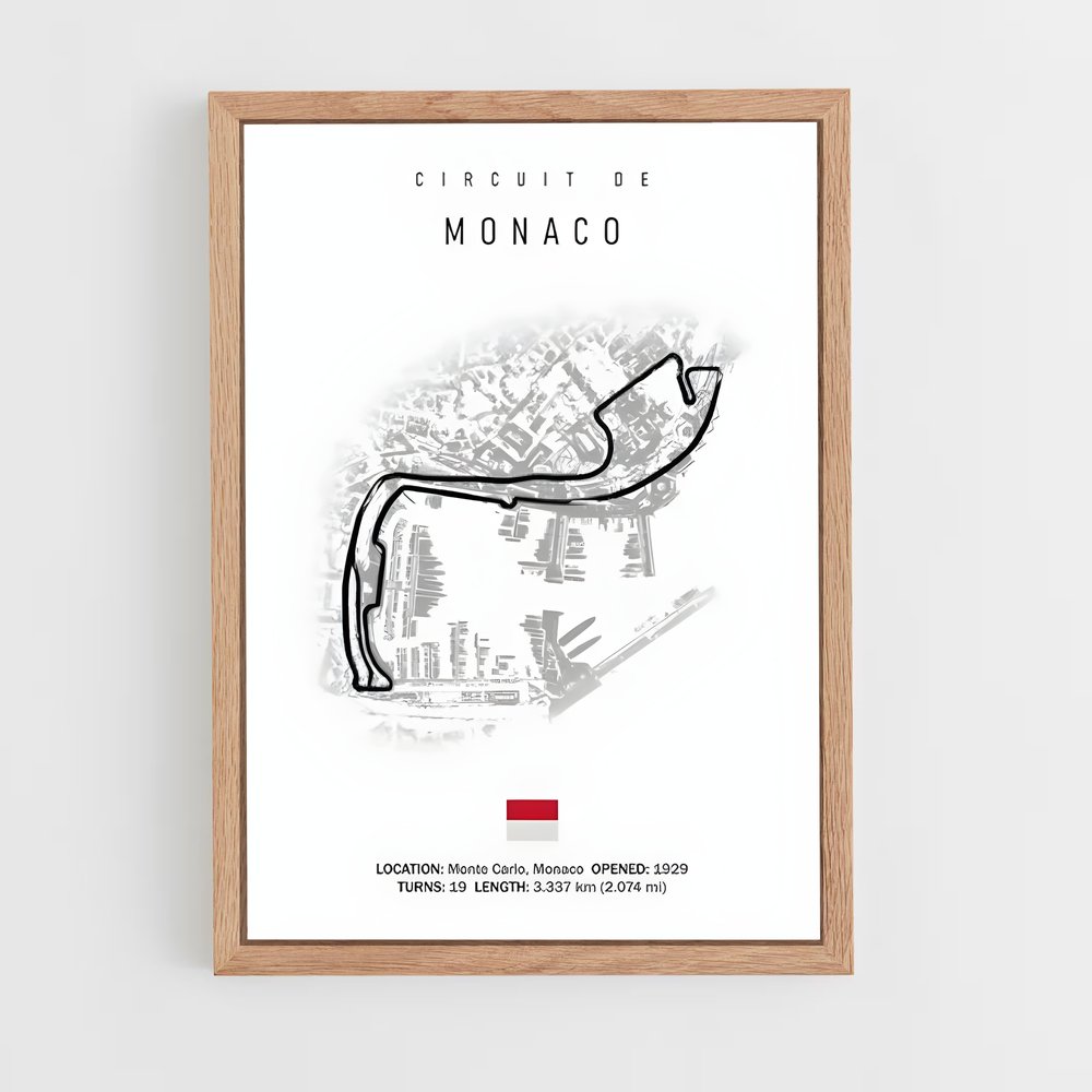 ap-circuit de monaco monte-carlo-6 cadre Bois clair
