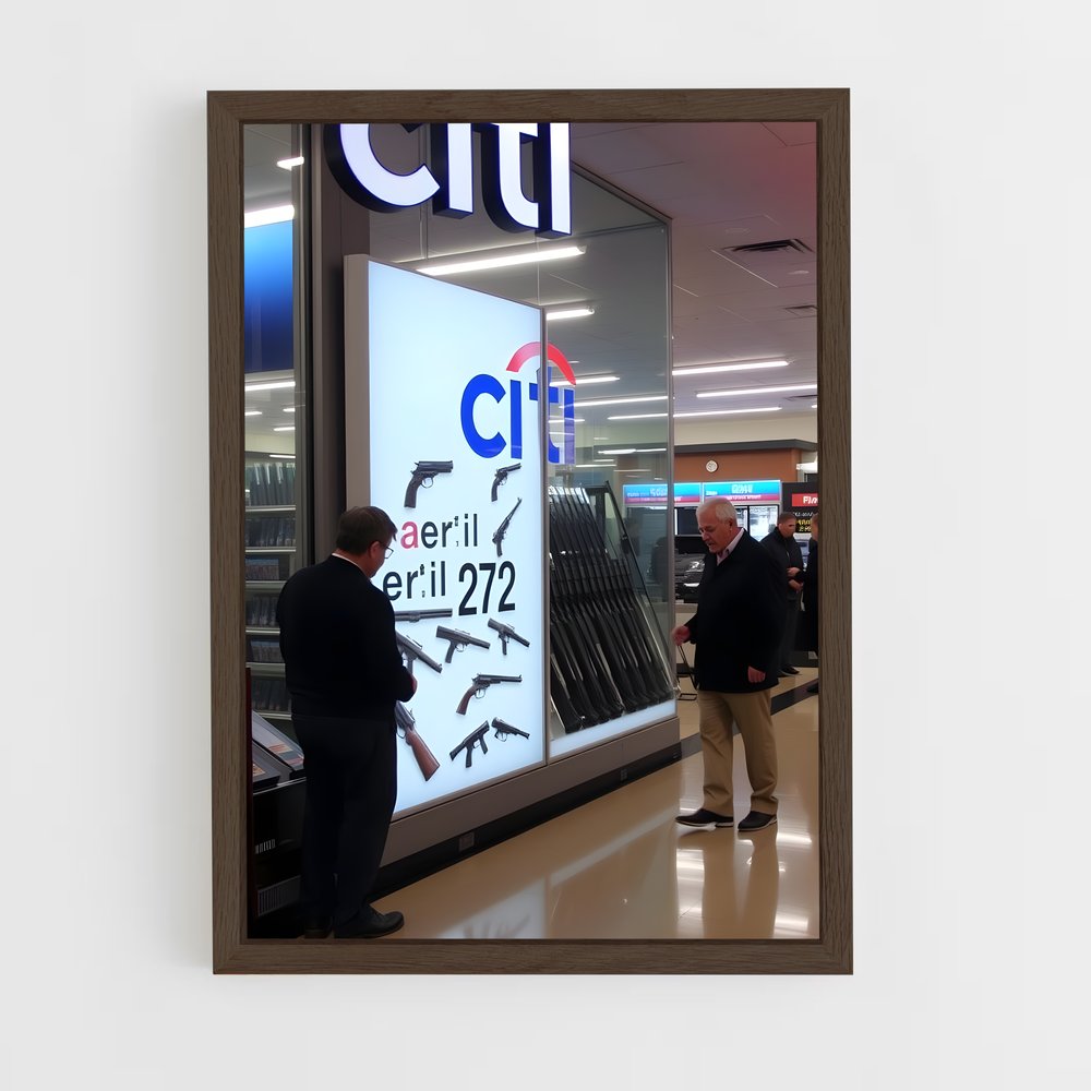ap-citigroup-3 cadre Bois foncé