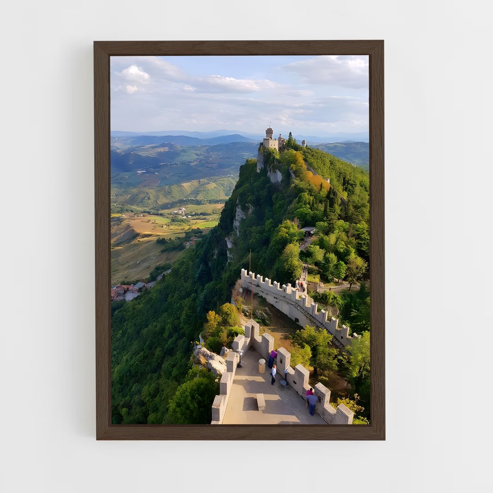 ap-city of san marino-2 cadre Bois foncé