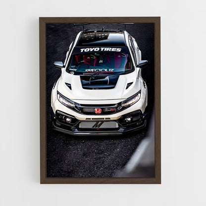 ap-civic type r fk8-1 cadre Bois foncé