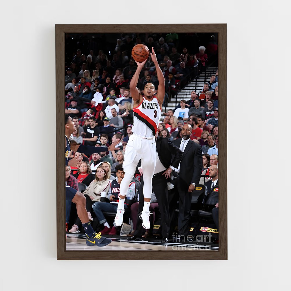 ap-cj mccollum-10 cadre Bois foncé