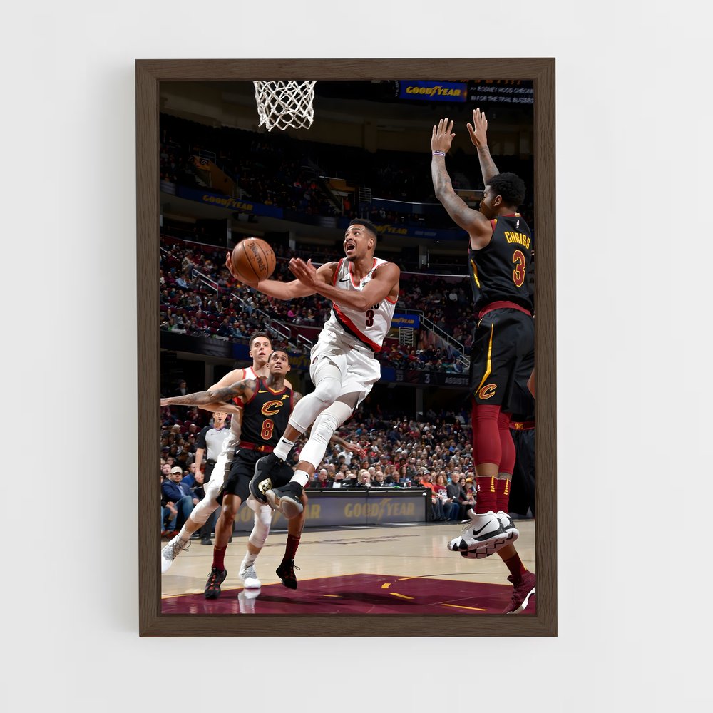 ap-cj mccollum-13 cadre Bois foncé