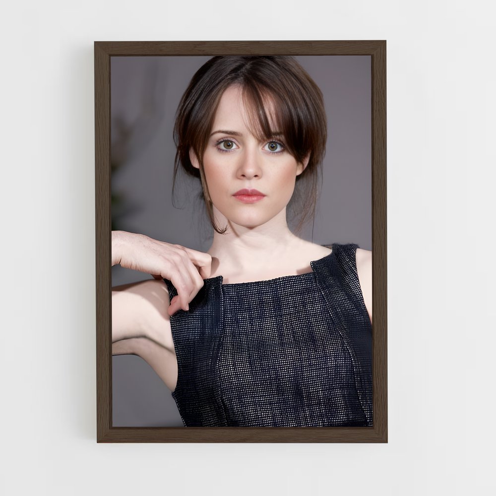 ap-claire foy-6 cadre Bois foncé