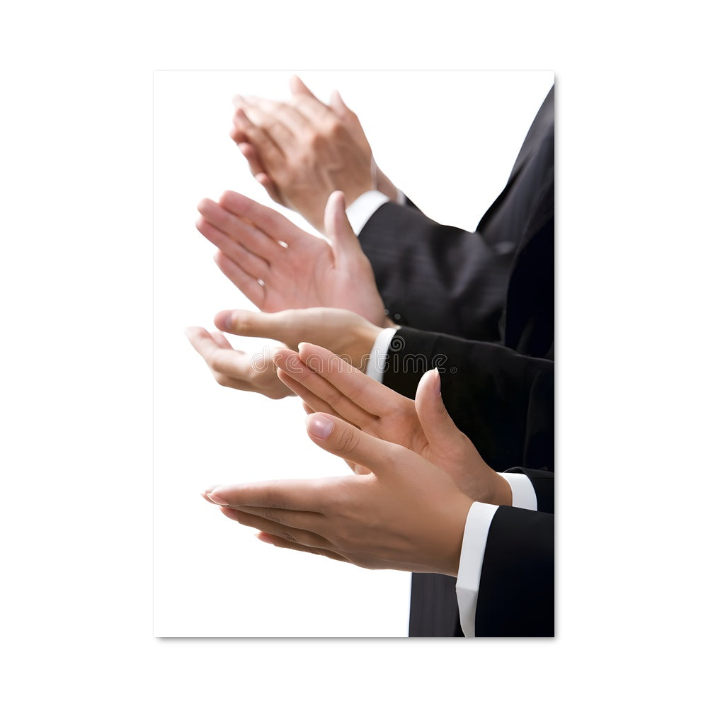Poster Applaudissements de Succès