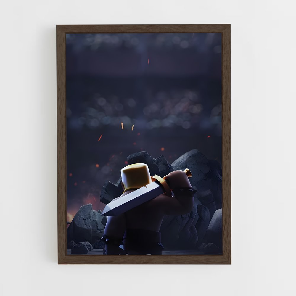 ap-clash of clans-1 cadre Bois foncé