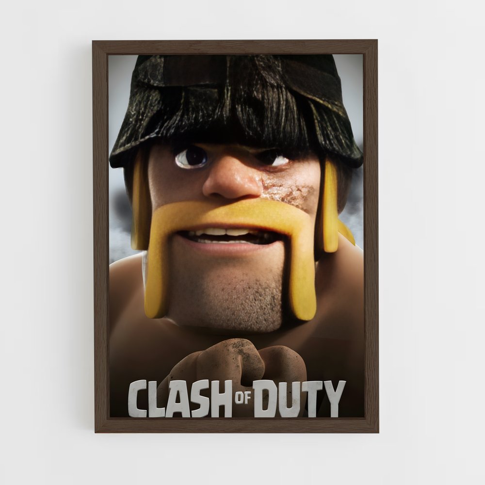 ap-clash of clans-7 cadre Bois foncé