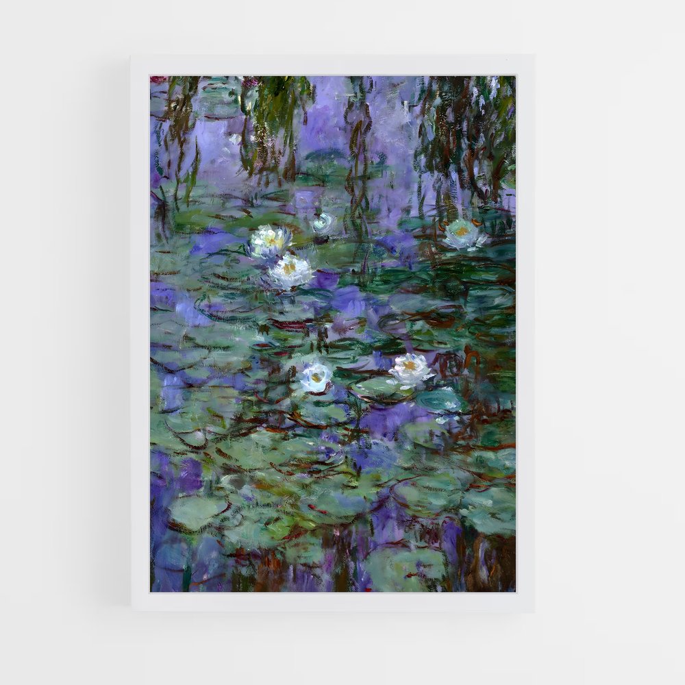 ap-claude monet-11 cadre Blanc