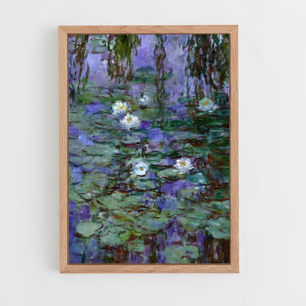 ap-claude monet-11 cadre Bois clair