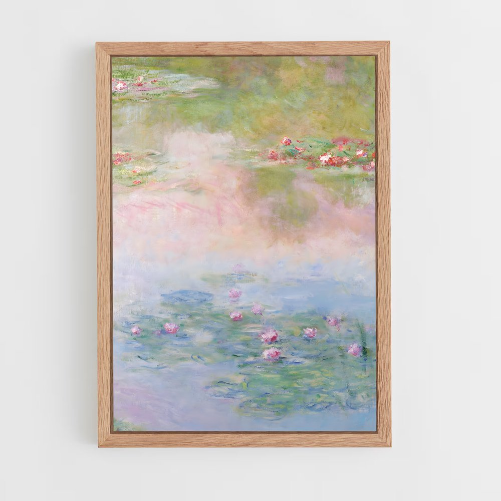 ap-claude monet-6 cadre Bois clair